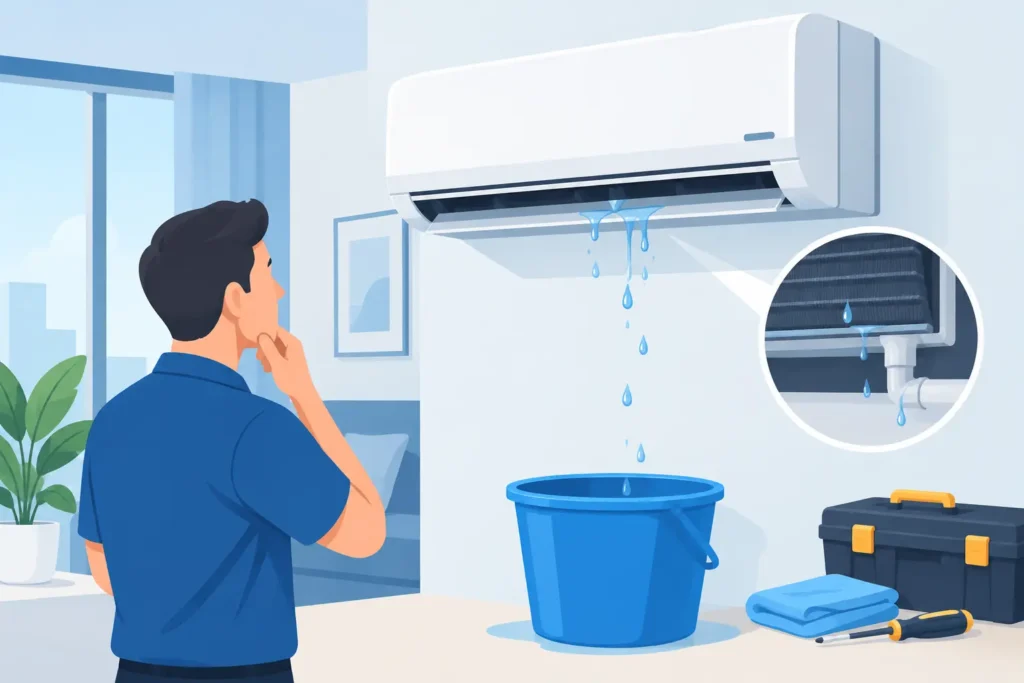 Why Aircon Units Leak and What to Do Next