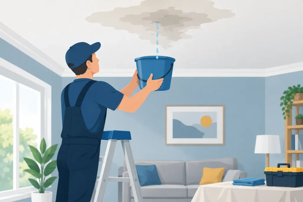 How to Fix a Ceiling Leak Before It Spreads
